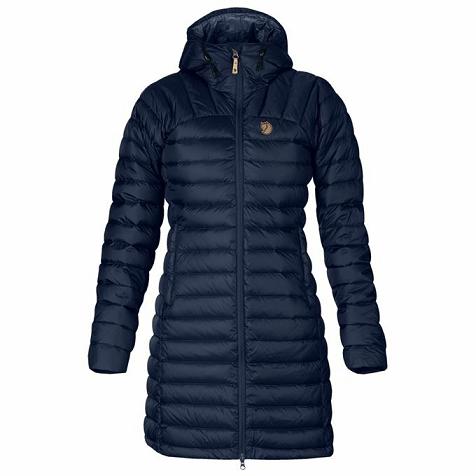 Fjallraven Women Snow Flake Parka Navy PH159830 Philippines